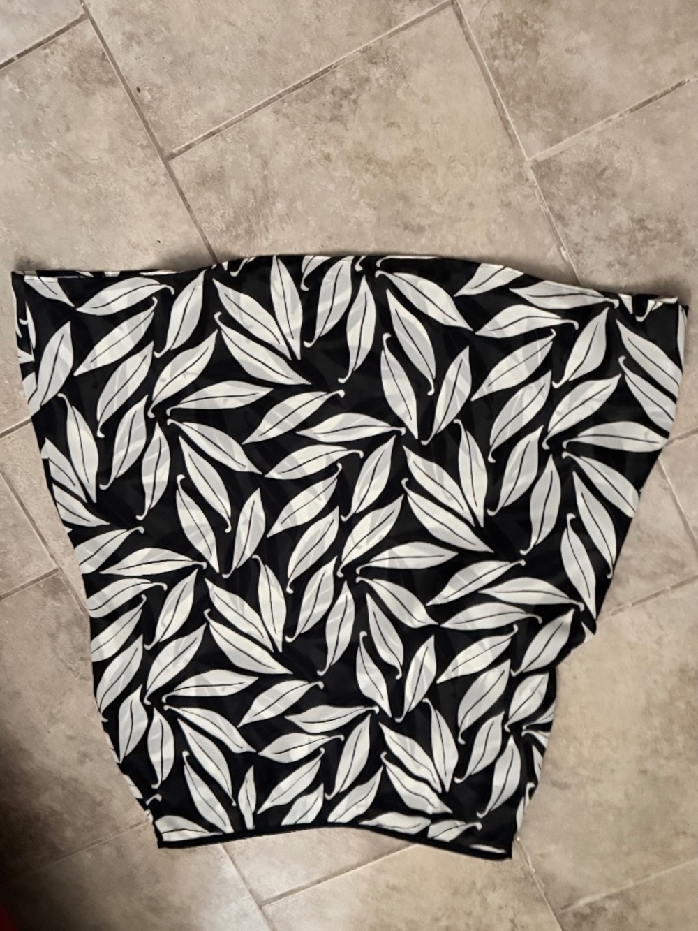 Vintage Geoffrey Beene Sport Chiffon Botanical Print Skirt - Size 10